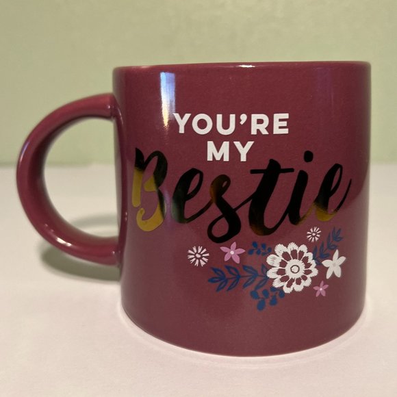 Threshold YOU’ RE MY BESTIE Purple Porcelain Mug ~ Best Friend ~ BFF - Picture 3 of 7